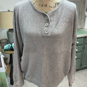 Barefoot Dreams Cozy Chic Henley Top